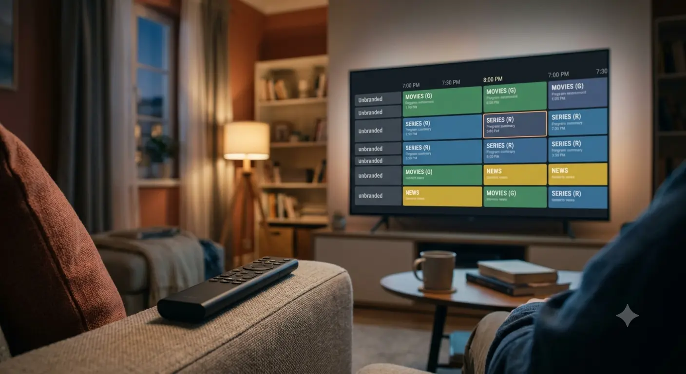 iptv smarters pro functies epg catch-up profielen