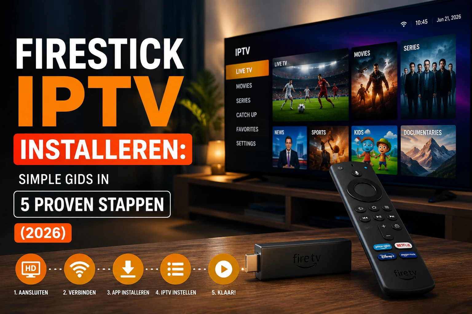 Firestick IPTV Installeren: Simple Gids In 5 Proven Stappen (2026)