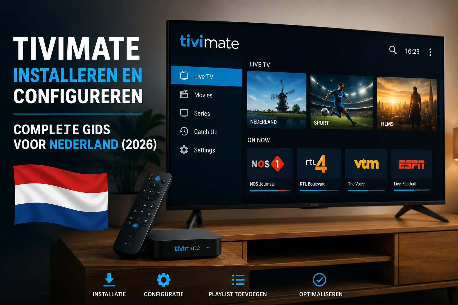 TiviMate Installeren En Configureren: Complete Gids Voor Nederland (2026)