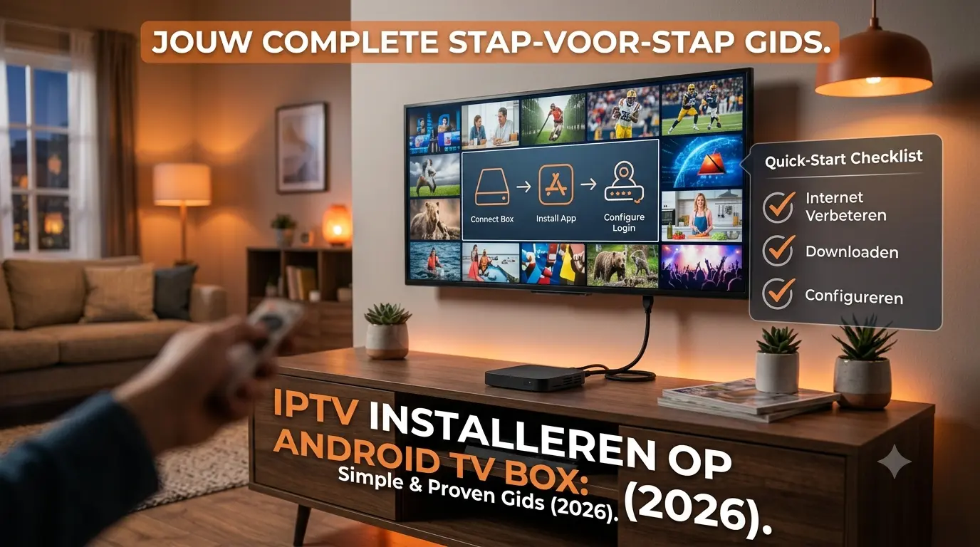 IPTV Installeren Op Android Tv Box: Simple & Proven Gids (2026)