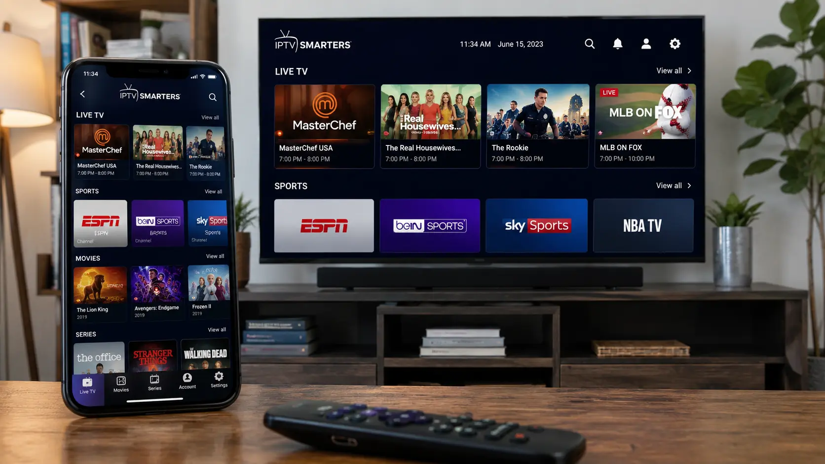 Pandora IPTV bekijken via een IPTV-app op smartphone en TV